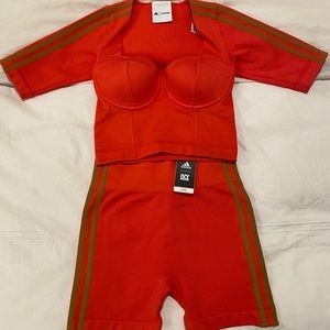 Ivy Park 2.2 corset top and bike short